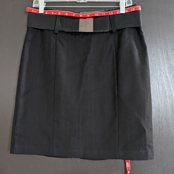 Maurices Black Skirt w/ Wide belt - Picture 4 of 4